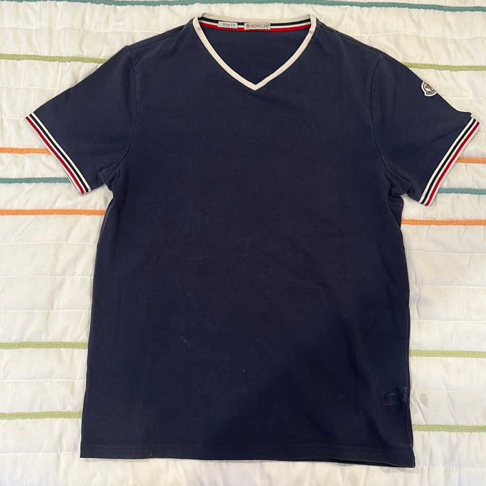 Navy Moncler Tshirt